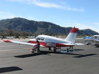 N95264 @ SZP - 1969 Piper PA-28-140 CRUISER, Lycoming O-320-E2A 150 Hp, pre-flight - by Doug Robertson