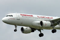 TS-IML @ EHAM - Tunisair Airbus A321-211 final approach EHAM/AMS - by Janos Palvoelgyi