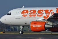 HB-JZN @ EGHH - easyJet Switzerland. Close up of the nose. - by Howard J Curtis