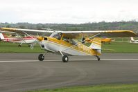 G-BGGC @ EGHS - Privately owned, at the PFA fly-in here. - by Howard J Curtis