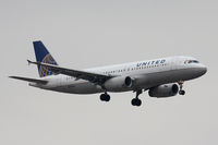 N444UA @ DFW - United Airbus landing at DFW Airport - by Zane Adams