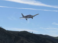 N7526J @ SZP - 1968 Piper PA-28R-180 CHEROKEE ARROW, Lycoming IO-360-B1E 180 Hp, takeoff climb Rwy 22, gear coming up - by Doug Robertson