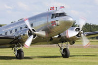 LN-WND @ EGSU - At Flying Legends 2012. Taxiing in after displaying. - by Howard J Curtis