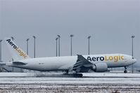 D-AALC @ EDDP - Touch down on snow wet rwy 26L...... - by Holger Zengler