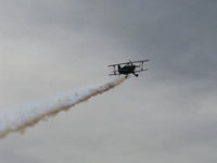 N260GR @ SZP - N260GR 1984 Christen Pitts S-2B, Lycoming AEIO-540 260 Hp, takeoff climb with airshow smoke - by Doug Robertson