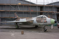 G-BUEZ @ EGLS - Outside the Boscombe Down Aviation Museum. XF375, coded 05. - by Howard J Curtis