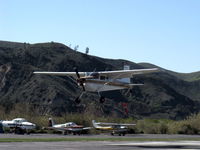 N20252 @ SZP - 1981 Cessna 180K SKYWAGON, Continental O-470-U 230 Hp, CS prop, on final Rwy 04 - by Doug Robertson