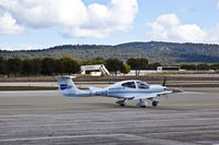 F-GUVO @ LFMQ - Diamond D4 landing at Le Castellet Airport,near Circuit Paul Ricard (83,France) - by momsarev