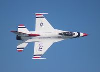 91-0392 - Thunderbirds F-16C over Daytona Beach