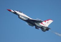 92-3888 - Thunderbirds F-16CJ over Daytona Beach
