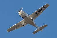 G-GCDC @ EGFH - Visiting Cirrus SR20 overshooting Runway 22. - by Roger Winser