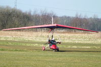 G-MZJA @ EGCB - visitor to Barton - by Chris Hall