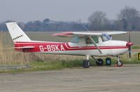 G-BSKA @ EGSM - Parked at Beccles. - by Graham Reeve