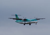 EI-REO @ EGPH - Arann 3802 on finals for runway 06 - by Mike stanners