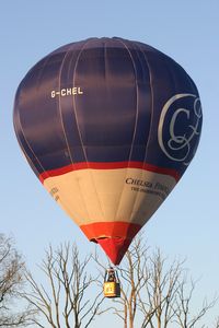 G-CHEL - Chelsea Building Society. At the Icicle Balloon Meet, Savernake. - by Howard J Curtis