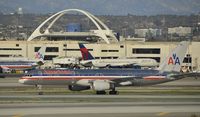 N608AA @ KLAX - Arriving at LAX on 25L - by Todd Royer