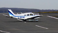 G-BPWE @ EGFH - Backtracking after landing on runway 10. - by Derek Flewin