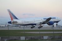 EI-UNX @ MIA - Transaero 777-200 - by Florida Metal