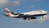 G-CIVB @ MIA - British 747-400