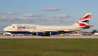 G-CIVK @ MIA - British 747-400 One World - by Florida Metal