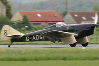 G-ADGP @ EGBP - At the Great Vintage Flying Weekend. Privately owned. - by Howard J Curtis