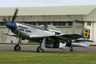 G-SIJJ @ EGBP - At the Great Vintage Flying Weekend. Privately owned. '472035', 'Jumpin' Jacques'. - by Howard J Curtis