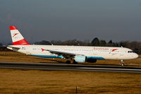 OE-LBE @ EGCC - Austrian Airlines - by Chris Hall