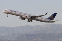 N57870 @ KLAX - United Airlines Boeing 757-33N, UAL1583 departing 25R KLAX on a flight PHOG/OGG - Kahului Maui. - by Mark Kalfas