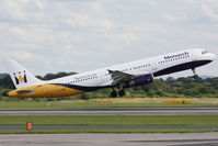 G-OJEG @ EGCC - Monarch Airlines. - by Howard J Curtis