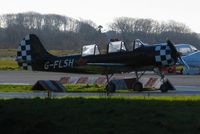 G-FLSH @ EGFH - Visiting Yak-52. - by Roger Winser