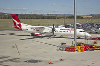 VH-QOX @ YSCB - Sunstate Airlines (VH-QOX) in QantasLink livery Bombardier Dash-8 Q402 on the tarmac at Canberra Airport. - by YSWG-photography