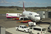 VH-TJK @ YSCB - Qantas (VH-TJK) Boeing 737-476 on the tarmac at Canberra Airport. - by YSWG-photography