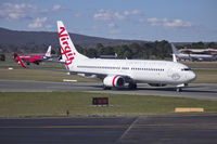 VH-YFC @ YSCB - Virgin Australia (VH-YFC) Boeing 737-81D (WL) taxiing to the terminal at Canberra Airport. - by YSWG-photography