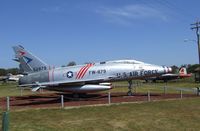 53-1709 - North American F-100C Super Sabre (displayed as F-100D 55-2879) at the Castle Air Museum, Atwater CA