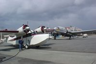 N985R @ YAK - C-46 waiting for Goose to fuel. - by miguti