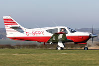 G-BEPY @ EGHA - At the New Year's Day Fly-In. Privately owned. - by Howard J Curtis