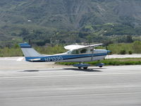 N7133G @ SZP - 1969 Cessna 172K, Lycoming O-320-E2D 150 Hp, takeoff roll Rwy 22 - by Doug Robertson