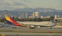 HL7436 @ KLAX - Taxiing to gate - by Todd Royer