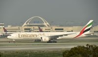 A6-ECX @ KLAX - Taxiing to gate at LAX - by Todd Royer