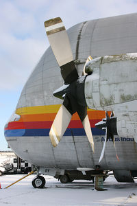 F-BTGV @ X3BR - Close up of the nose in the snow. Bruntingthorpe, Leics. - by Howard J Curtis