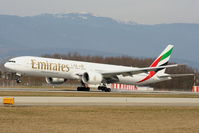 A6-EGQ @ LSGG - Emirates - by Chris Hall