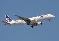 F-HBLG @ LFPG - Air France operated Embraer 190AR on final approch to Roissy Charles De Gaulle Airport (LFPG - CDG) - by Yves-Q