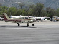 N4306T @ SZP - 1971 Piper PA-28R-200 ARROW 200, Lycoming IO-360-C1C 200 Hp, landing roll Rwy 22 - by Doug Robertson
