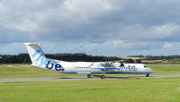 G-ECOB @ EGPH - Flybe Dash8-Q402 - by Mike stanners