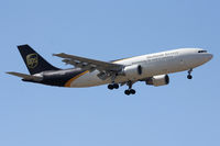N154UP @ DFW - UPS Airbus landing at DFW Airport