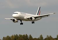 F-GHQJ @ LFRB - Airbus A320-211, On final Rwy 25L, Brest-Bretagne Airport (LFRB-BES) - by Yves-Q