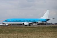 PH-BTG @ EGSH - This former KLM aircraft is about to depart on runway 09. - by Graham Reeve