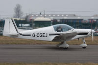 G-CGEJ @ EGHS - At the LAA Fly-In and HMS Dipper 70th Anniversary Event. Privately owned. - by Howard J Curtis
