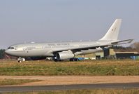 EC-330 @ EGHH - Voyager K3 MRTT-019 taxies in to Cobham , just back after paint at Manchester..to be ZZ332 - by John Coates