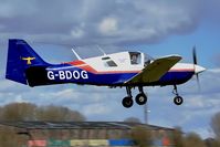 G-BDOG @ EGBR - Arriving Rwy 11 - by glider